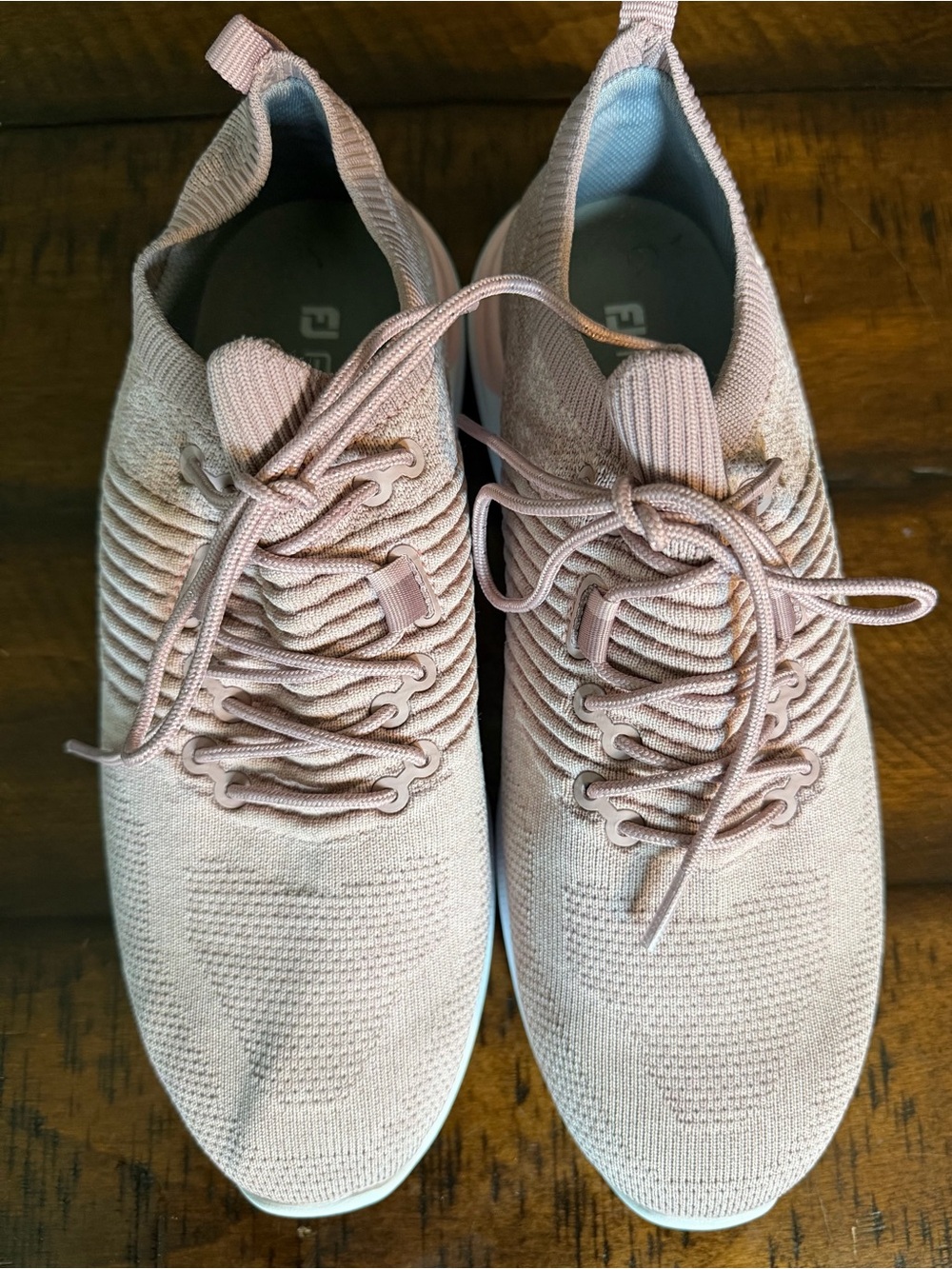 FootJoy Flex XP Golf Shoe Womens Size 9 Pink Blush Spikeless Waterproof Athletic - Picture 3 of 7